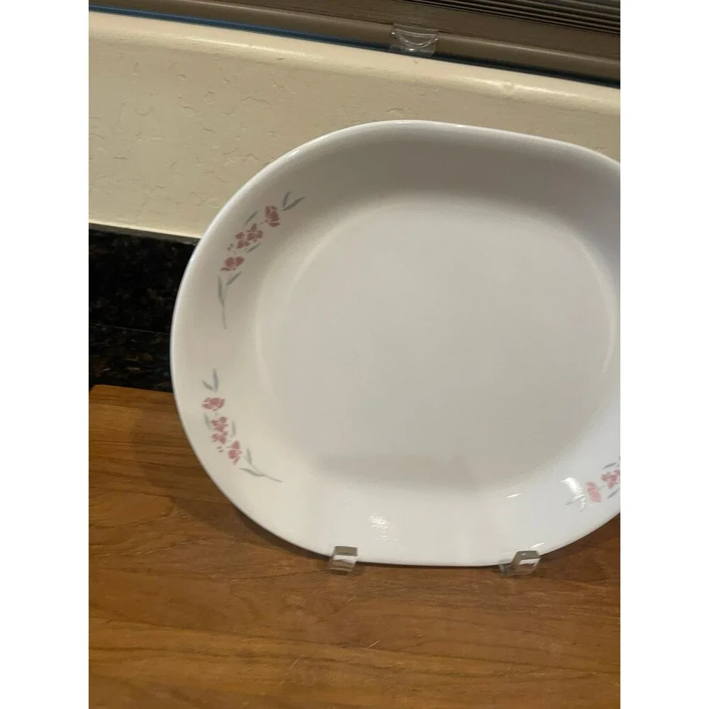 Corelle Silk Blossoms Serving Platter - b